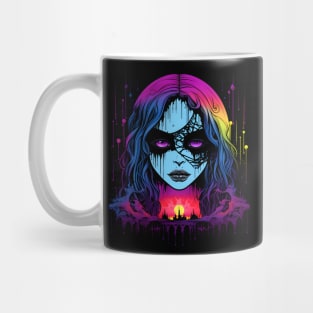 Cool Dark Goth Rave Design Mug